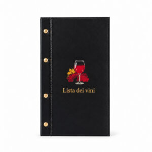 Menù ristorante cartonato con viti